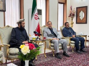 افغانستان, ایران, تاجیک ها, روسیه, طالبان - حضور چهره‌های سیاسی افغانستان و جهان در سفارت ایران در کابل