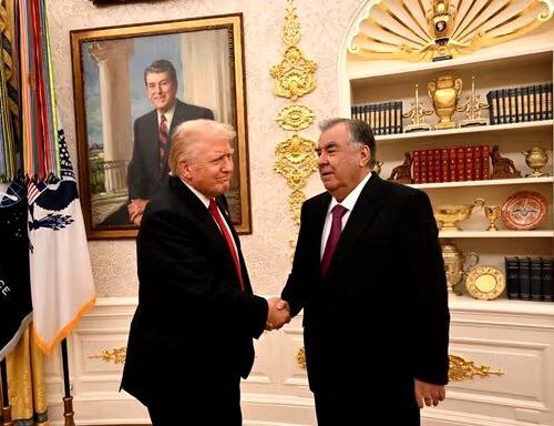 دیدار ترامپ و امام علی رحمان در واشنگتن؛ وعده «صفحه جدید» در روابط امریکا و تاجیکستان