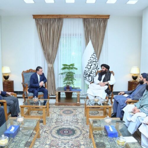 وزارت خارجه طالبان از دیدار هیأت بلندپایه تاجیکستان با امیرخان متقی خبر داد